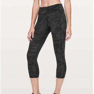 Lululemon Speed Up Crop *21" Incognito Camo Multi Grey